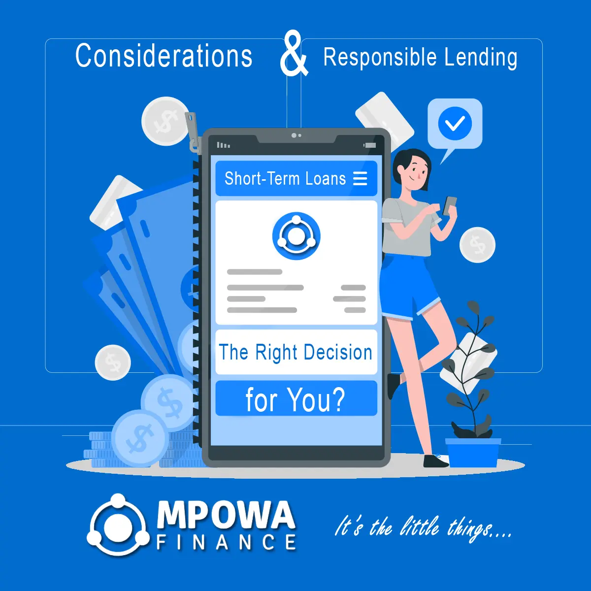 South African person weighing loan considerations before applying