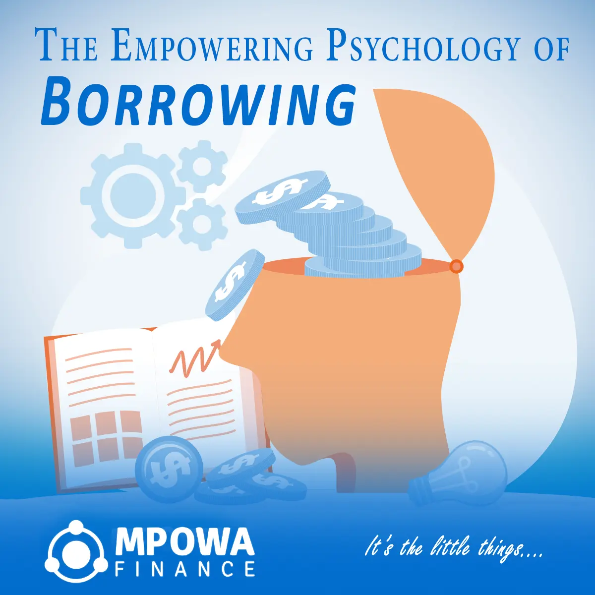 Person thoughtfully reviewing financial options, representing the psychology of borrowing